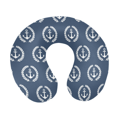 Anchor Pattern Print Design 04 U-Shaped Travel Neck Pillow