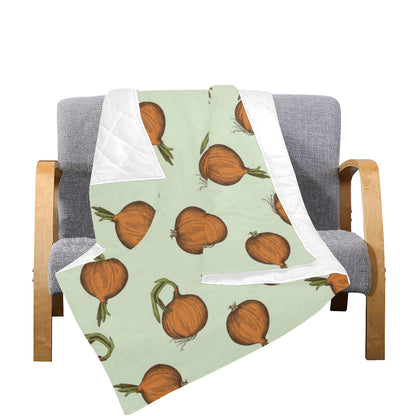 Onion Pattern Print Design A05 Premium Quilt