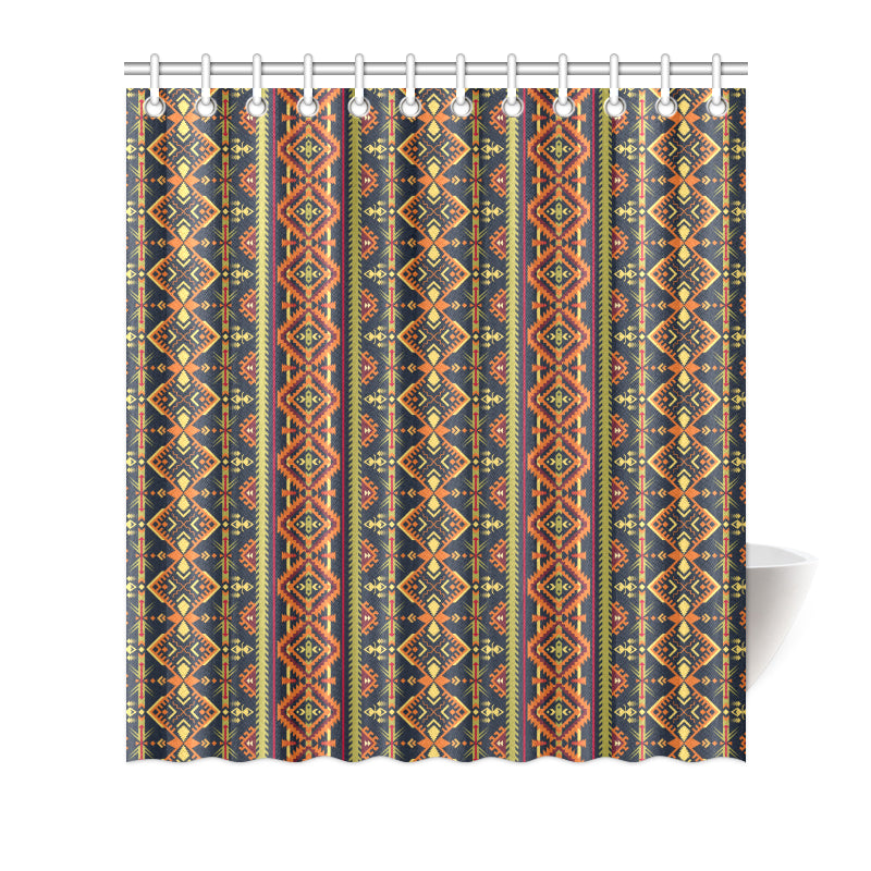 Kente Classic Design African Print Shower Curtain