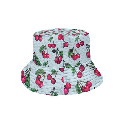 Cherry Pattern Print Design CH01 Unisex Bucket Hat