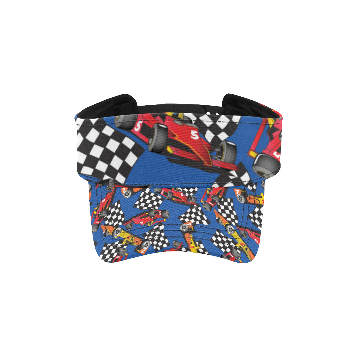 Racing Pattern Print Design A01 Unisex Sun Visor