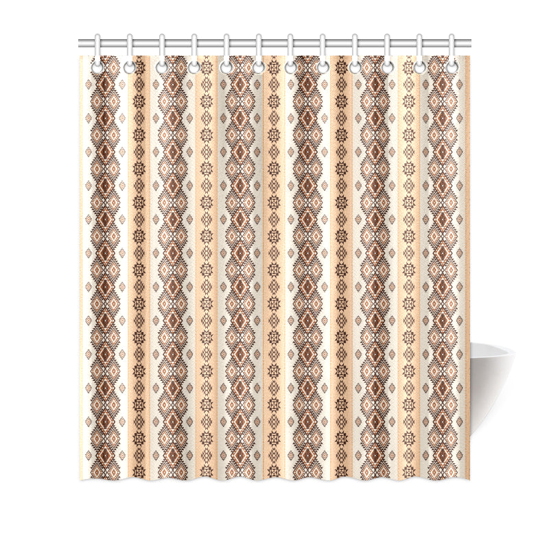 Native Classic Pattern Print Shower Curtain
