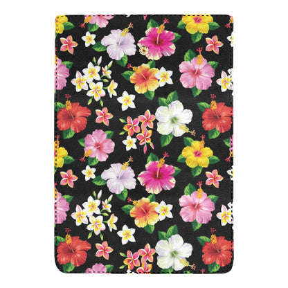 Hibiscus Pattern Print Design HB025 Women's Trifold Wallet
