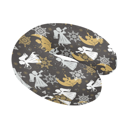 Angel Pattern Print Design 04 U-Shaped Travel Neck Pillow
