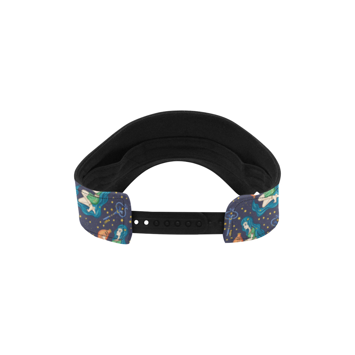 Aquarius Zodiac Pattern Print Design 03 Unisex Sun Visor