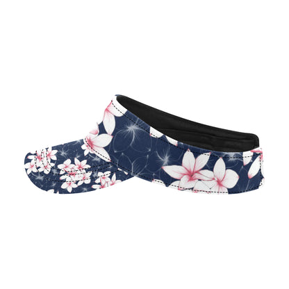 Plumeria Pattern Print Design PM017 Unisex Sun Visor