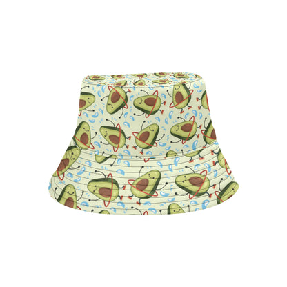 Avocado Pattern Print Design AC02 Unisex Bucket Hat