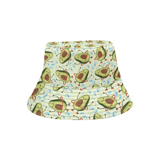 Avocado Pattern Print Design AC02 Unisex Bucket Hat