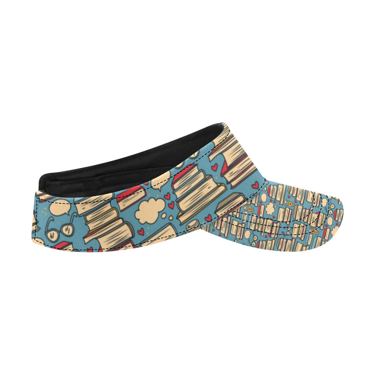 Book Pattern Print Design 03 Unisex Sun Visor