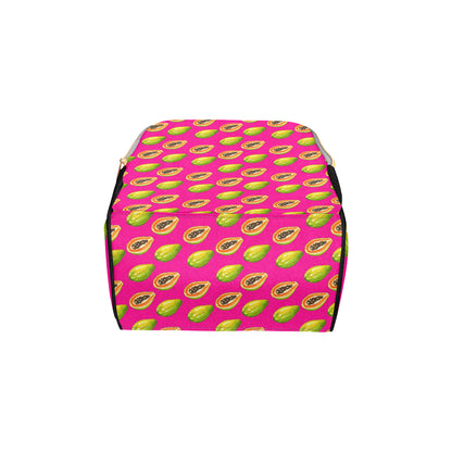 Papaya Pattern Print Design PP02 Diaper Bag Backpack