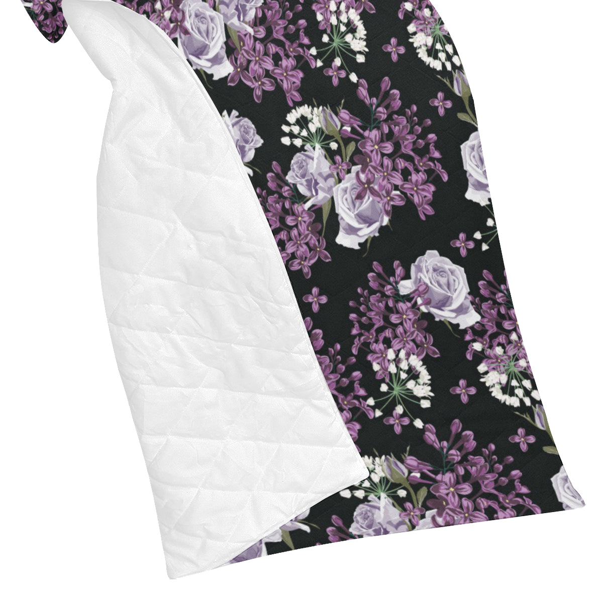 Lilac Pattern Print Design LI04 Premium Quilt
