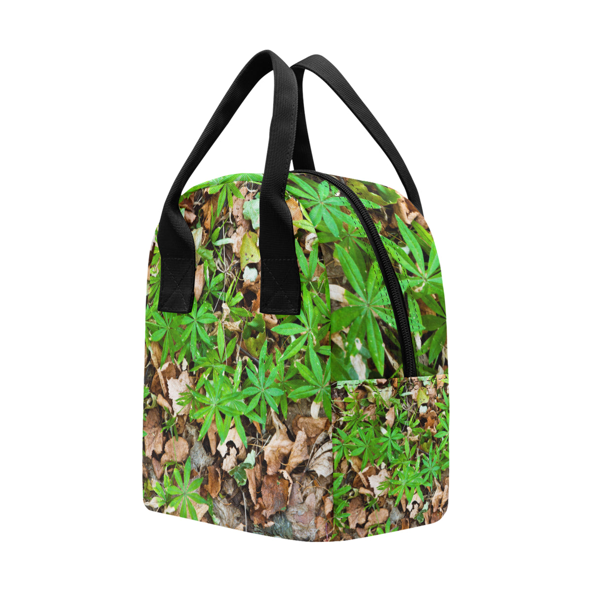 Camouflage Realistic Tree Fresh Print Insulated Lunch Bag