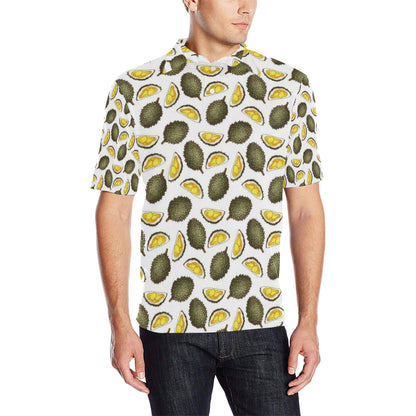 Durian Pattern Print Design DR03 Men Polo Shirt