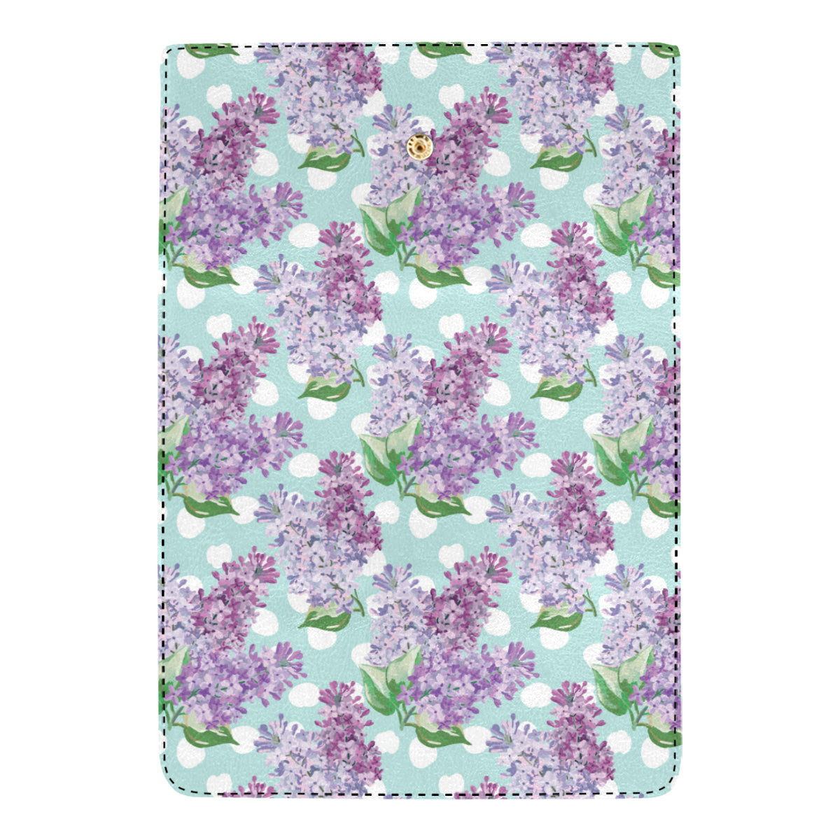 Lilac Pattern Print Design 02 Women's Trifold Wallet