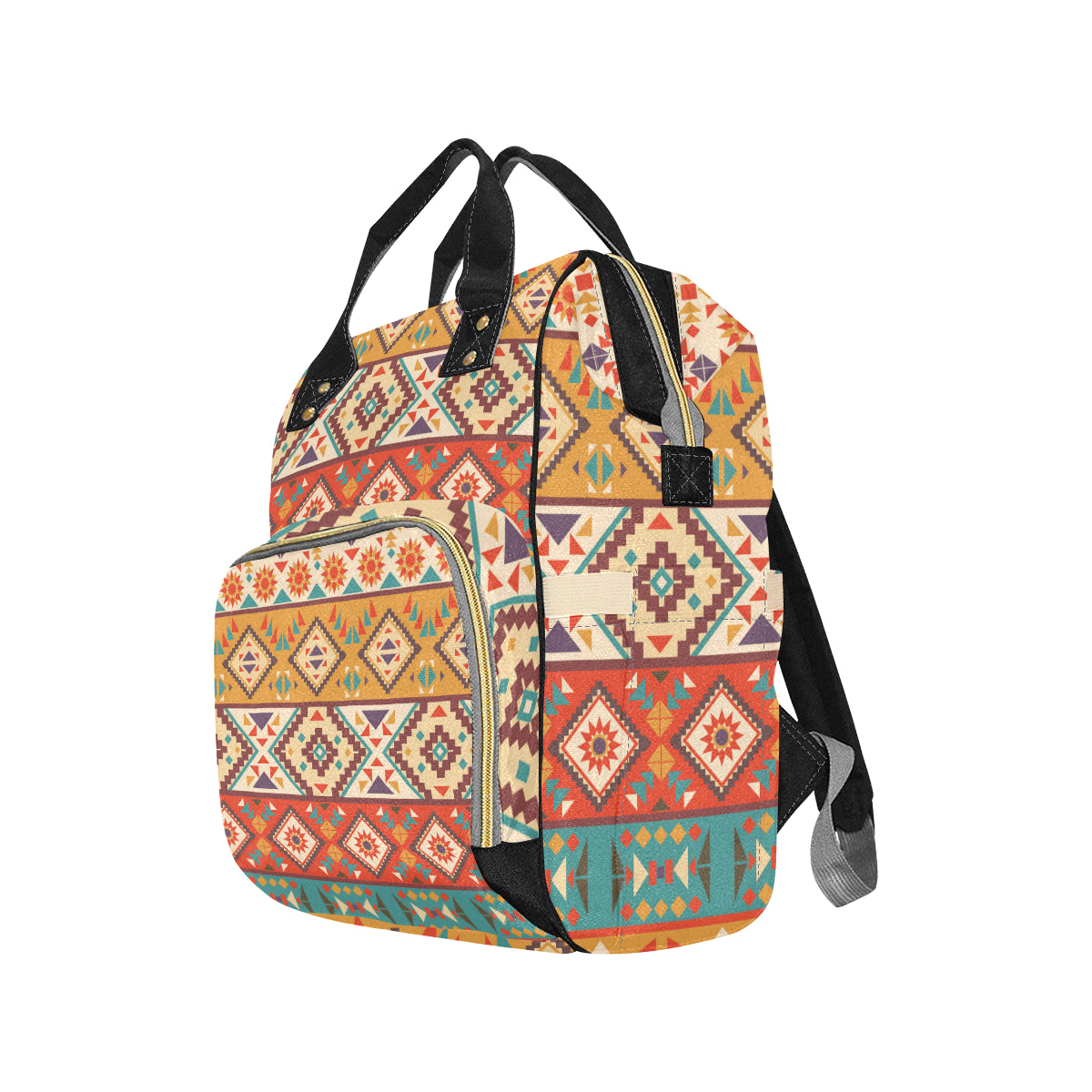 Navajo Pattern Print Design A01 Diaper Bag Backpack
