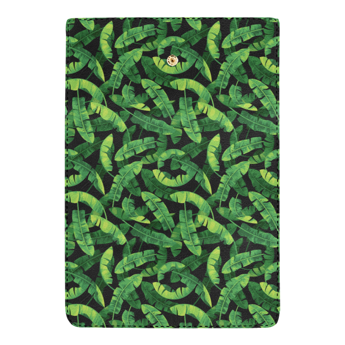 Banana Leaf Pattern Print Design 02 Women's Trifold Wallet