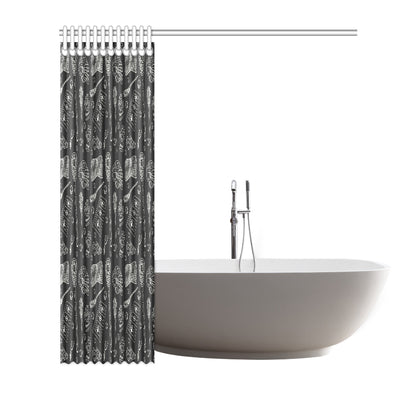 Lacrosse Pattern Print Design 01 Shower Curtain