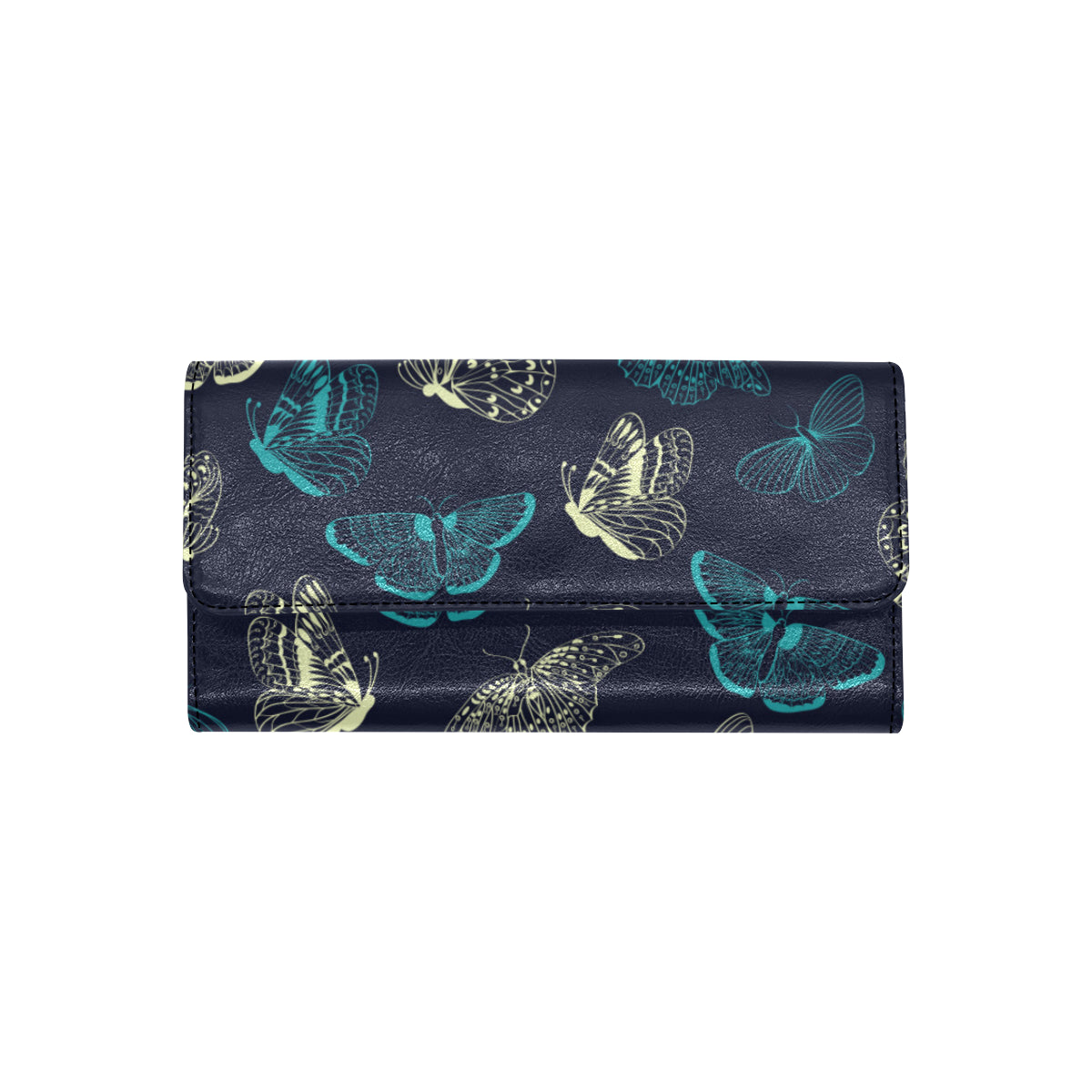 Monarch Butterfly Pattern Print Design 01 Women's Trifold Wallet