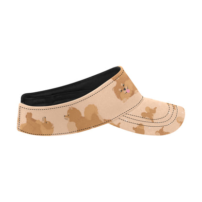 Pomeranians Pattern Print Design A06 Unisex Sun Visor