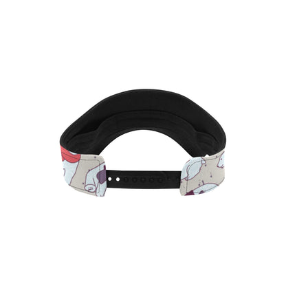 Polar Bear Pattern Print Design PB04 Unisex Sun Visor