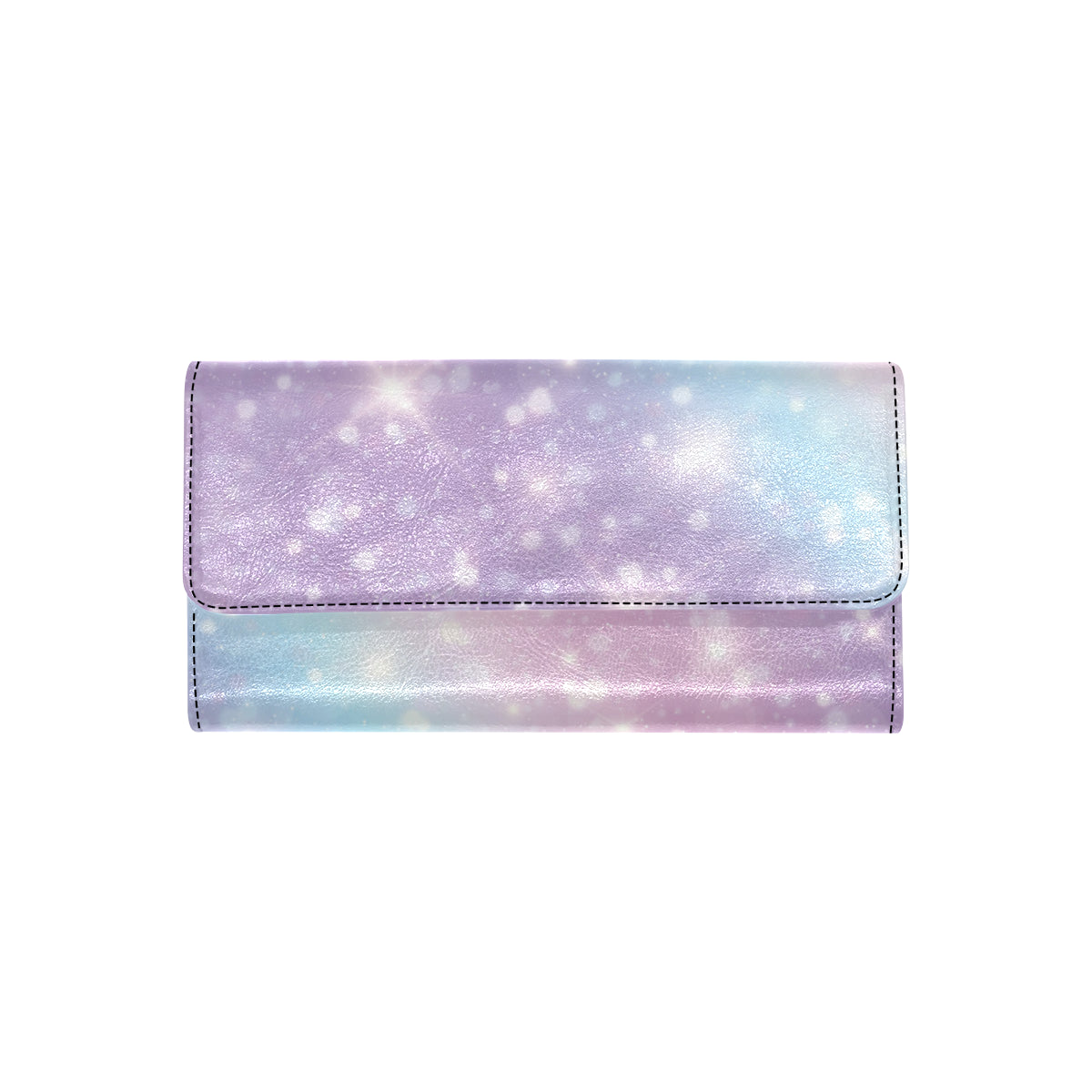 Cosmic Pastel Pattern Print Design 02 Women's Trifold Wallet