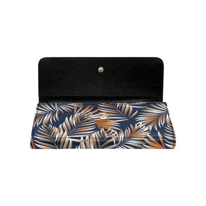 Tropical Flower Pattern Print Design TF07 Women's Trifold Wallet