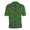 Shamrock Pattern Men Polo Shirt