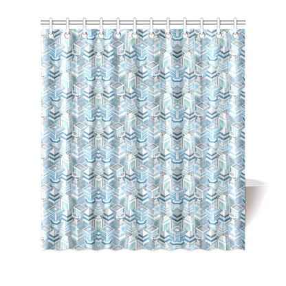City  Pattern Print Design 03 Shower Curtain