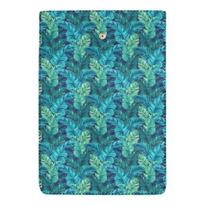 Banana Leaf Pattern Print Design 06 Women's Trifold Wallet