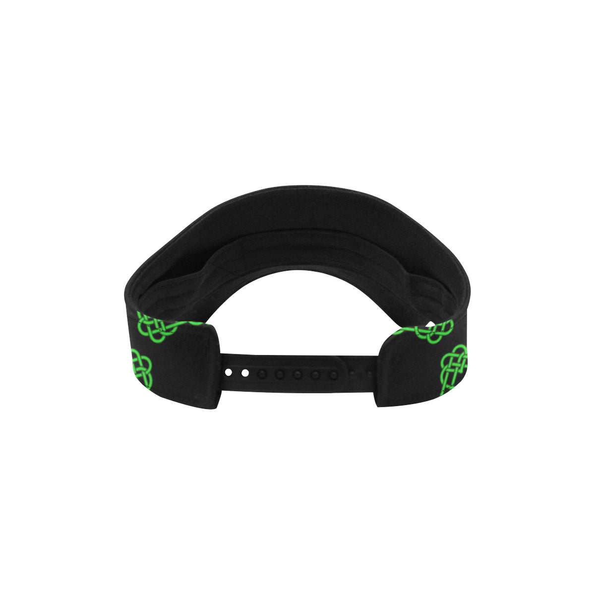 Celtic Knot Green Neon Design Unisex Sun Visor