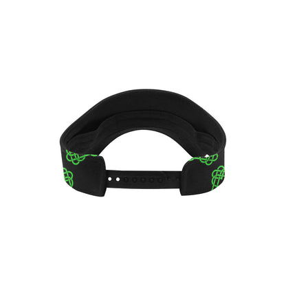 Celtic Knot Green Neon Design Unisex Sun Visor