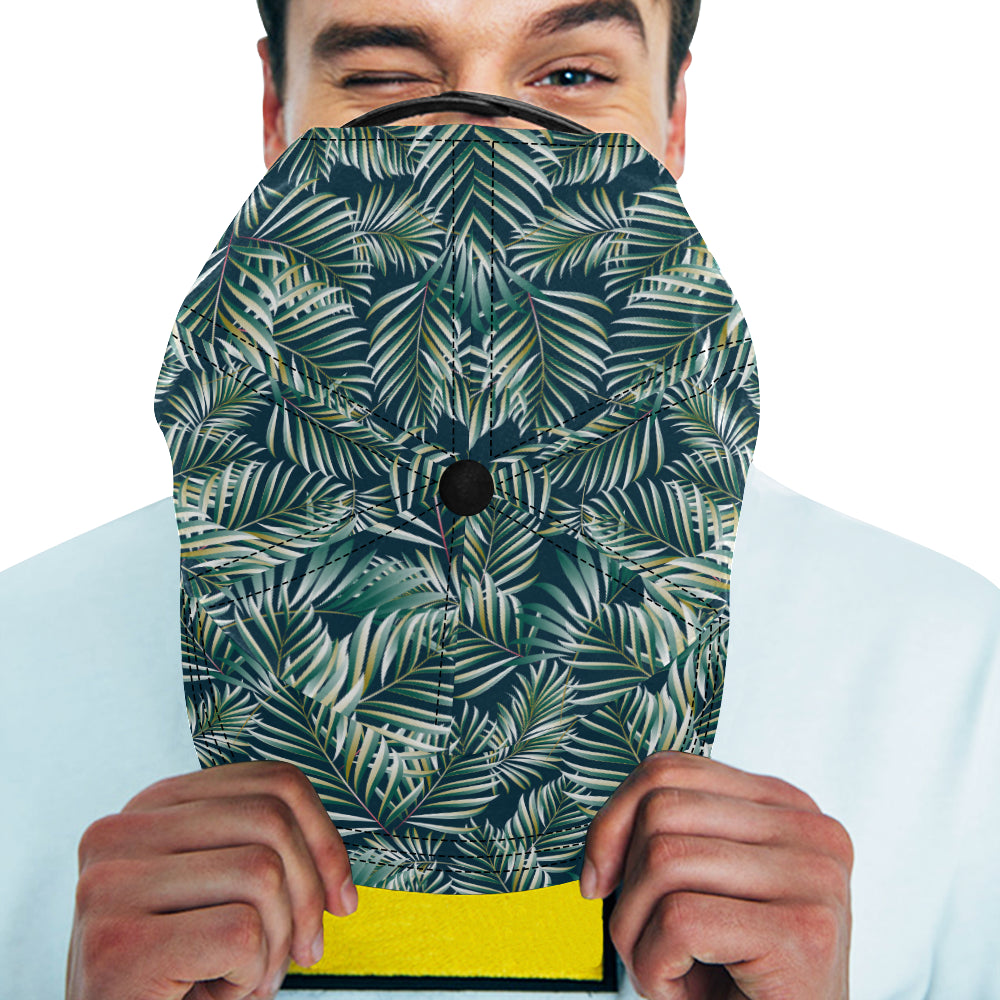 Sun Spot Tropical Palm Leaves hower Curtain Snapback Cap