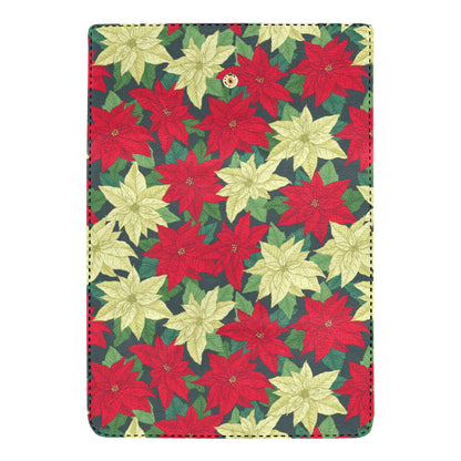 Poinsettia Pattern Print Design POT06 Women's Trifold Wallet