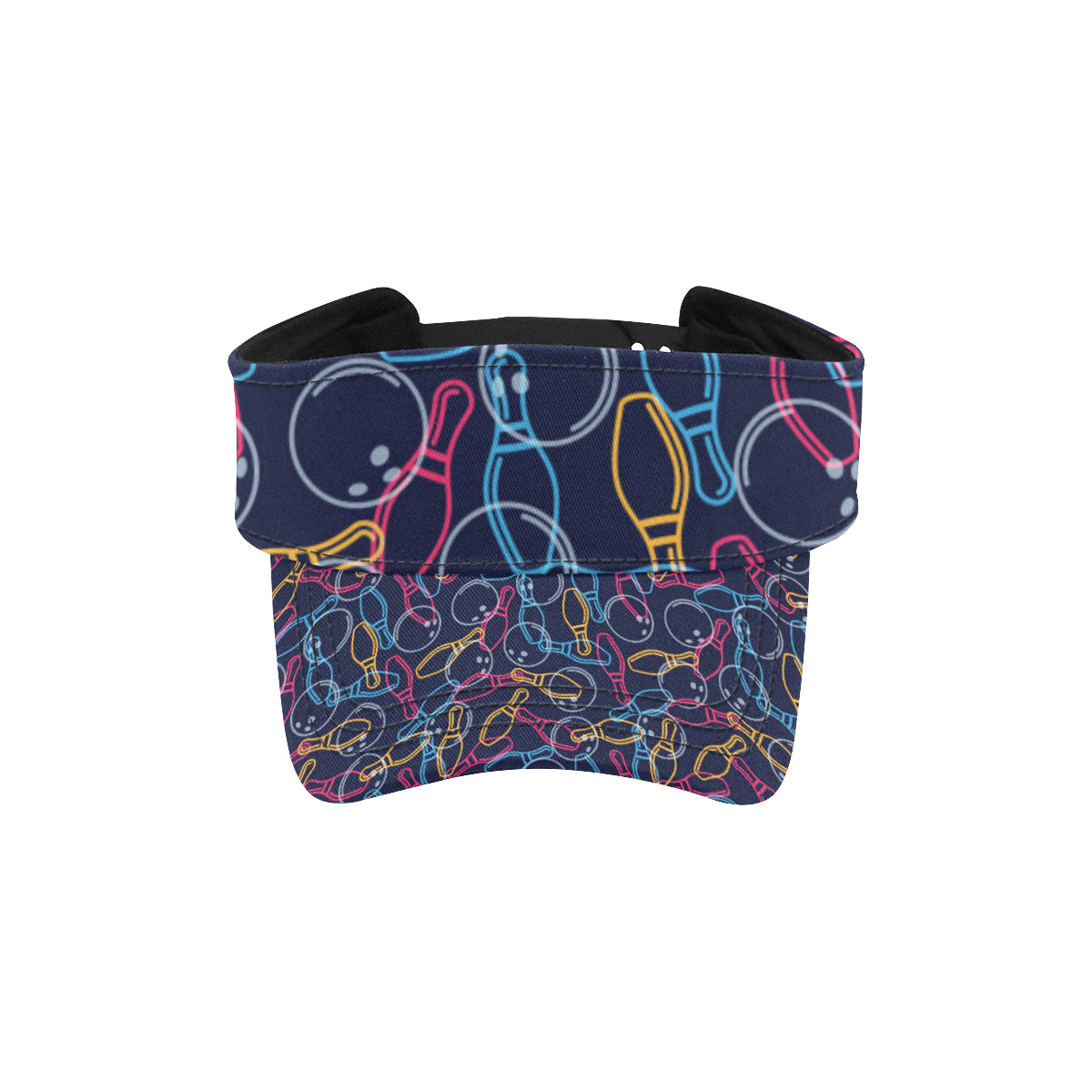 Bowling Pattern Print Design 07 Unisex Sun Visor