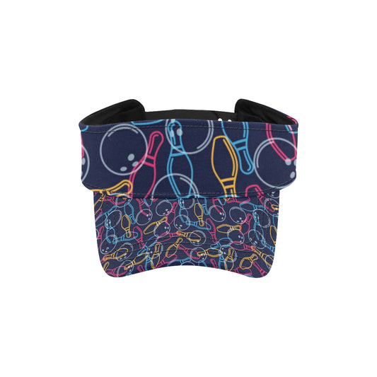 Bowling Pattern Print Design 07 Unisex Sun Visor