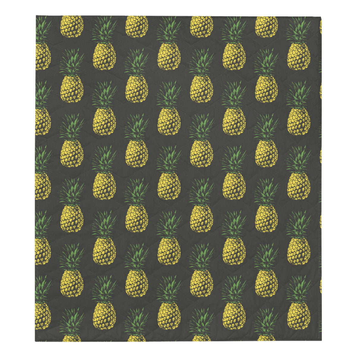 Gold Pineapple Premium Quilt