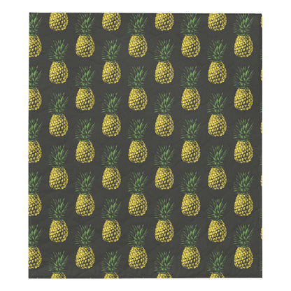 Gold Pineapple Premium Quilt