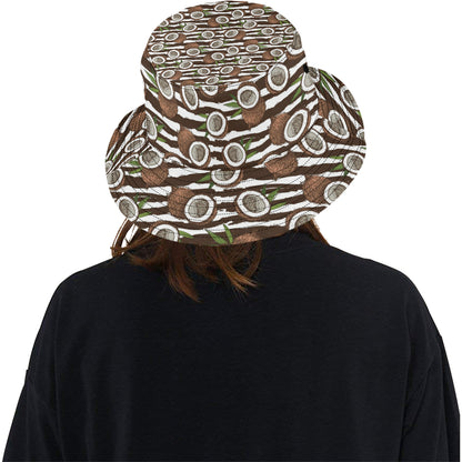 Coconut Pattern Print Design CN04 Unisex Bucket Hat