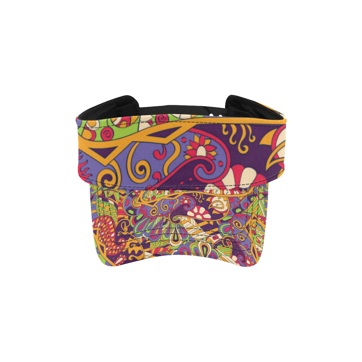 Funky Retro Pattern Print Design A04 Unisex Sun Visor