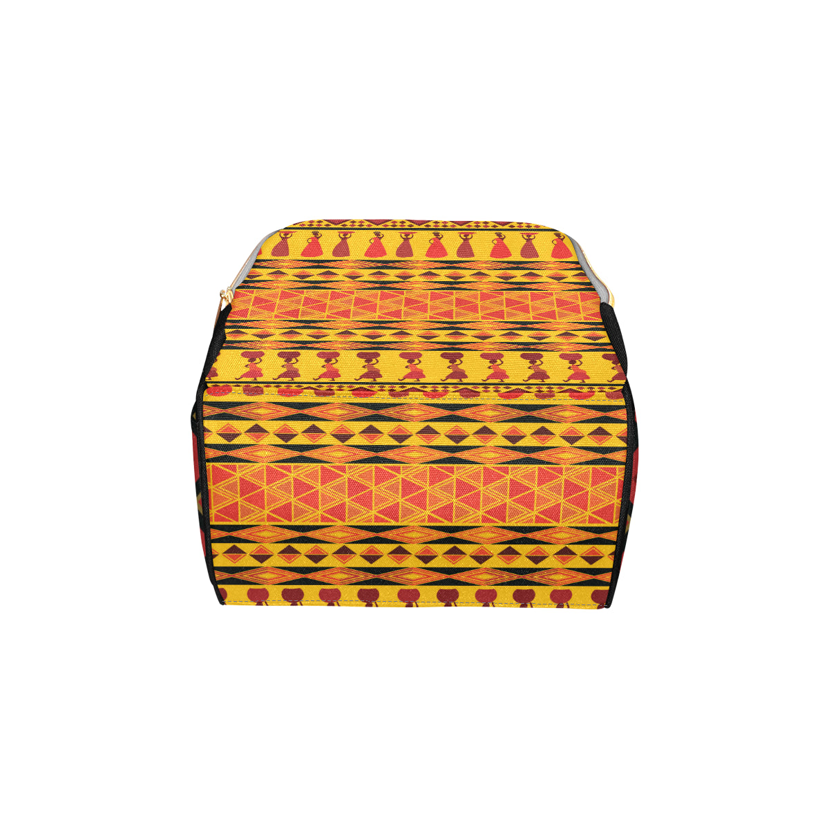 African Pattern Print Design 01 Diaper Bag Backpack