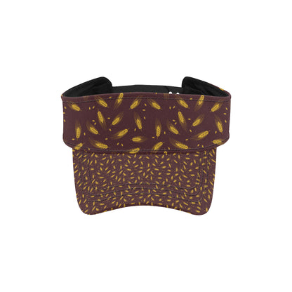Agricultural Gold Wheat Print Pattern Unisex Sun Visor