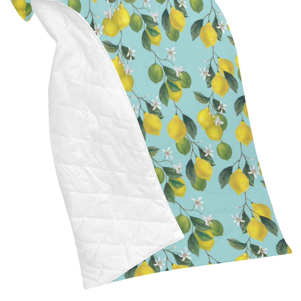 Lemon Pattern Print Design LM05 Premium Quilt