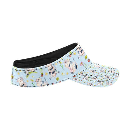 Cow Happy Pattern Print Design 05 Unisex Sun Visor
