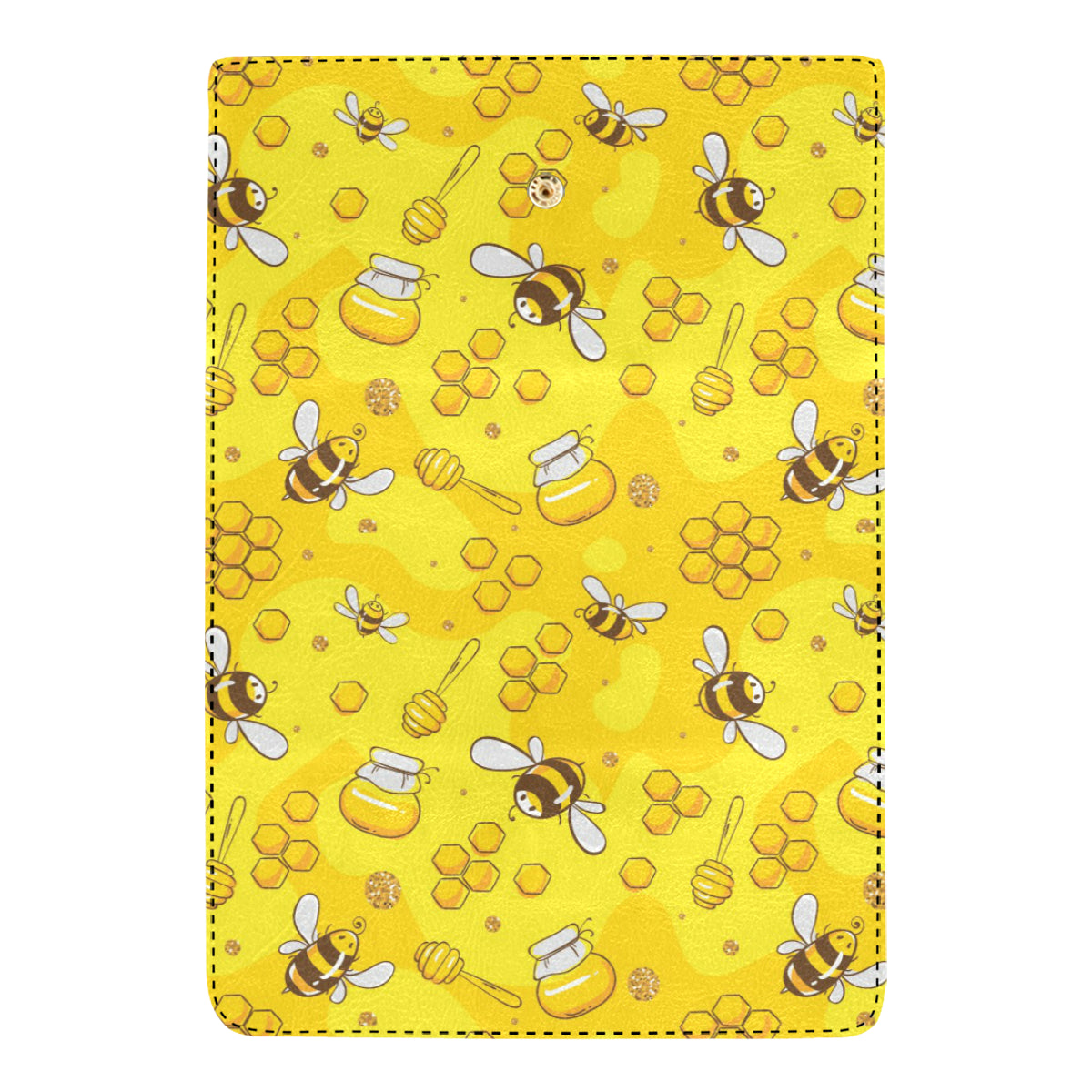 Bee Pattern Print Design BEE01 Women's Trifold Wallet