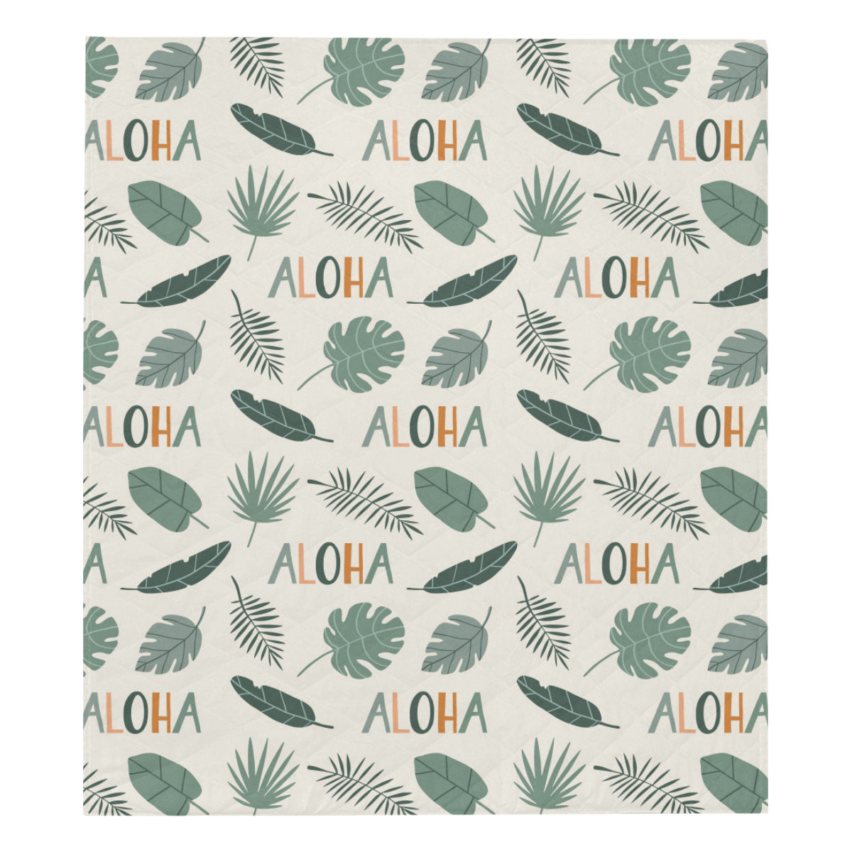 Aloha Hawaii Pattern Print Design 05 Premium Quilt