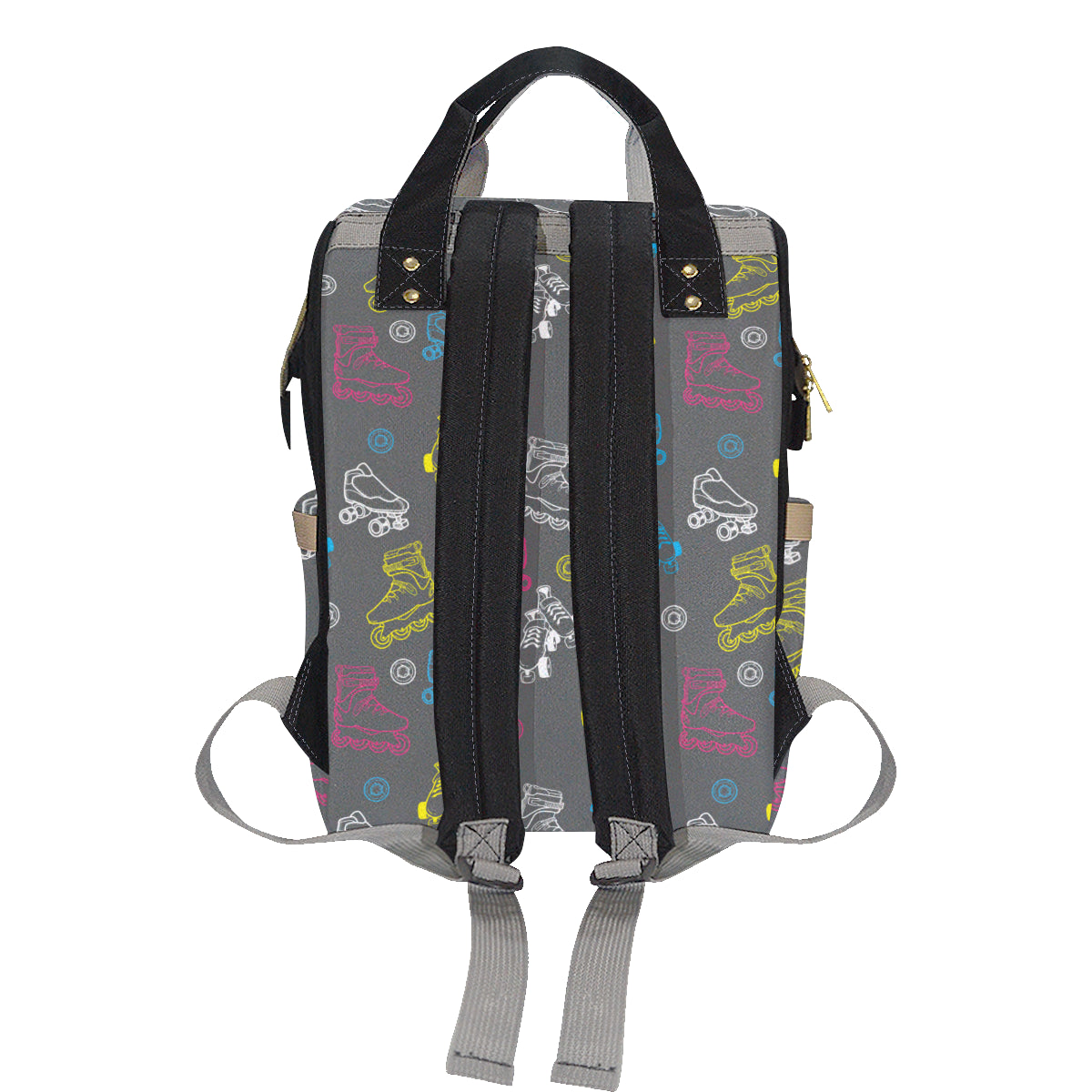 Roller skate Pattern Print Design A02 Diaper Bag Backpack