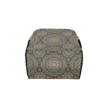 Mandala Pattern Print Design 05 Diaper Bag Backpack