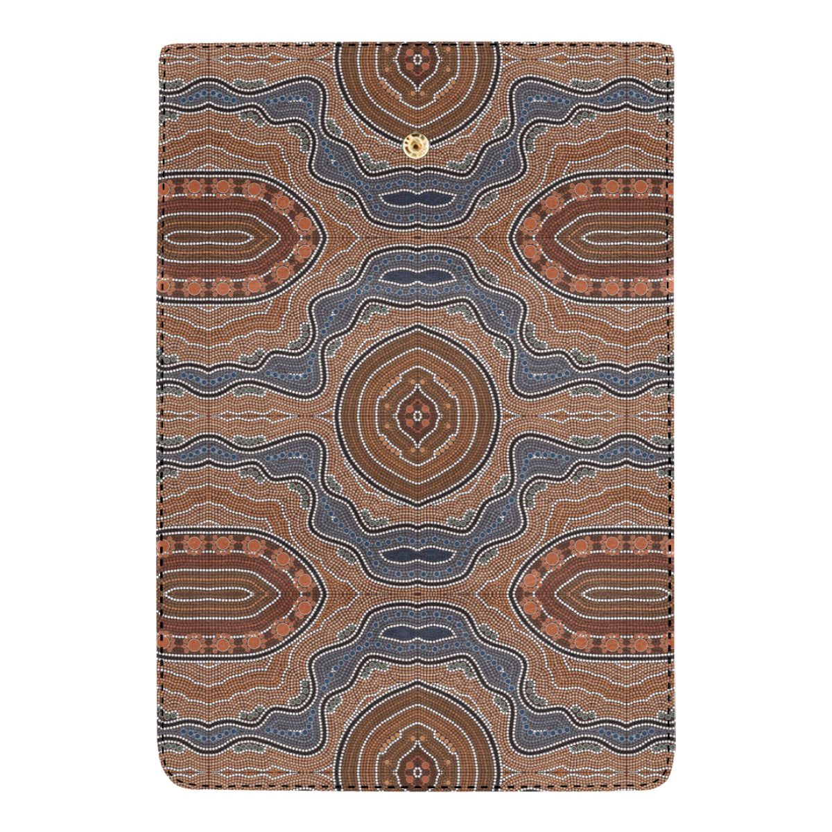 Aboriginal Pattern Print Design 01 Women's Trifold Wallet