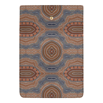 Aboriginal Pattern Print Design 01 Women's Trifold Wallet