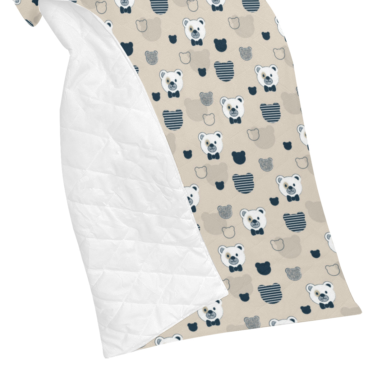 Bear Pattern Print Design 05 Premium Quilt